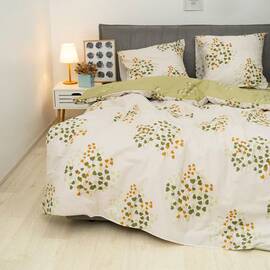 Постельное белье 24294 ранфорс 2шт(143х210) Вилюта, Размер: семейный 2шт(145x210), Основной цвет: зеленый