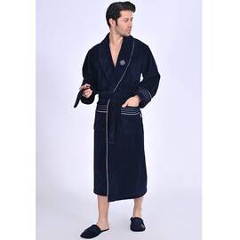 Халат мужской махровый NUSA ns 1455 lacivert (3xl), Цвет: синий, Размер: 3XL