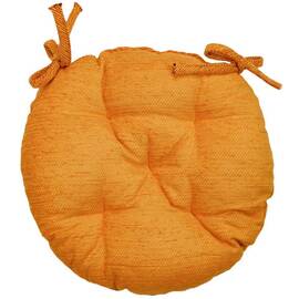 Подушка на стілець CHENILLA помаранчева D-40 Прованс (039028), Колір: помаранчевий, Розмір: Ø 40