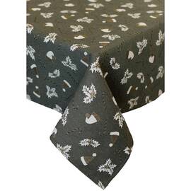 Скатерть 136х136 Шапочки на зеленому Прованс (036854), Тип: скатерти, Цвет: зеленый, Форма скатерти: квадратная, Размер: 136x136