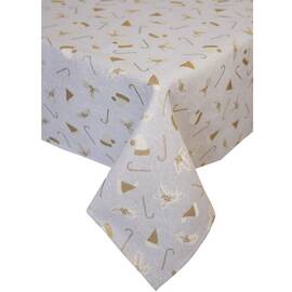 Скатерть 136х220 Шапочки на бежевому Прованс (036560), Тип: скатерти, Цвет: бежевый, Форма скатерти: прямоугольная, Размер: 136x220