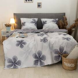 Постельное белье 24269 ранфорс 2шт(143х210) Вилюта, Размер: семейный 2шт(145x210), Основной цвет: серый