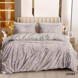 Постільна білизна 24284 ранфорс 200х220 Вілюта, Розмір: двоспальний євро 200х220, Основний колір: коричневий