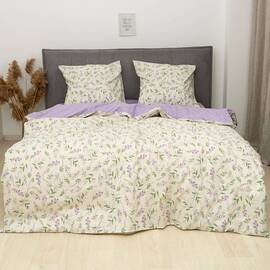 Постільна білизна 24319 ранфорс 200х220 Вілюта, Розмір: двоспальний євро 200х220, Основний колір: жовтий