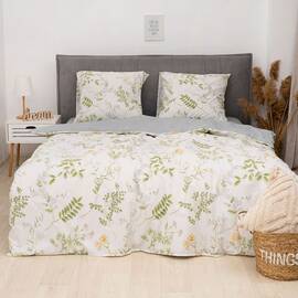 Постельное белье 24326 ранфорс 143х210 Вилюта, Размер: полуторный 145х210, Основной цвет: зеленый