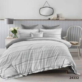 Постельное белье 24332 ранфорс 175х210 Вилюта, Размер: двуспальный 175х210, Основной цвет: серый
