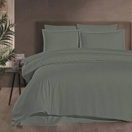 Постільна білизна Altinbasak поплін 200х220 breezeway, Розмір: двоспальний євро 200х220, Основний колір: бірюзовий