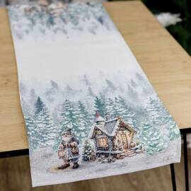 Дорожка 40х140 гобеленовая Казкові гноми Прованс (038433), Тип: дорожки (раннеры), Цвет: белый, Форма скатерти: прямоугольная, Размер: 40x140