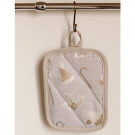 Прихватка 15х20 Шапочки на бежевому Прованс (037916)