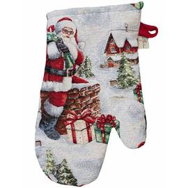 Рукавичка 32х16 гобеленовая с велюром Снігова зима Прованс (037841)