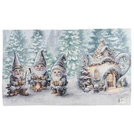 Салфетка гобеленовая Казкові гноми 30х50 Прованс (038427), Тип: салфетки, Цвет: бирюзовый, Форма скатерти: прямоугольная, Размер: 30x50