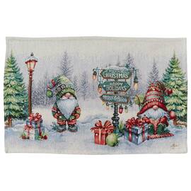 Салфетка гобеленовая Різдвяне багаття 30х50 Прованс (036427), Тип: салфетки, Цвет: белый, Форма скатерти: прямоугольная, Размер: 30x50