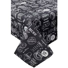 Скатерть 136х180 BLACK Breakfast Прованс (039623), Тип: скатерти, Цвет: черный, Форма скатерти: прямоугольная, Размер: 136x180