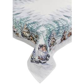 Скатерть 135х180 гобеленовая Казкові гноми Прованс (038447), Тип: скатерти, Цвет: бирюзовый, Форма скатерти: прямоугольная, Размер: 135x180