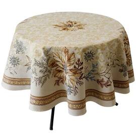 Скатерть круглая D-136 гобеленовая Золоте свято Прованс (036327), Тип: скатерти, Цвет: бежевый, Форма скатерти: круглая, Размер: Ø136