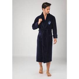 Халат мужской махровый NUSA ns 1145-1 синий (2xl), Цвет: синий, Размер: 2XL