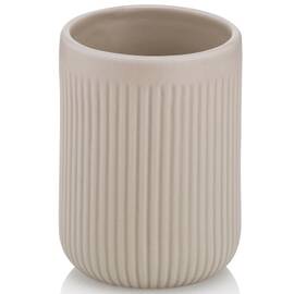 Стакан для зубных щеток KELA Adele серый 10х7.5 см (23739)