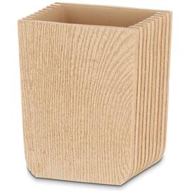 Стакан для зубных щеток KELA Kaiu под дерево 8х6х9.5 см (23683)