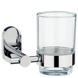 Стакан для зубных щеток настенный KELA Lucido серебристый 11.5х7.5х9.5 см (22675)