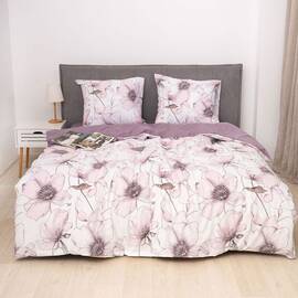 Постельное белье 24303 ранфорс 143х210 Вилюта, Размер: полуторный 145х210, Основной цвет: сиреневый