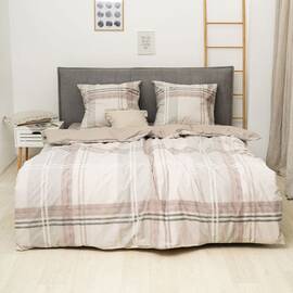 Постельное белье 24321 ранфорс 143х210 Вилюта, Размер: полуторный 145х210, Основной цвет: бежевый