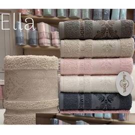 Набор махровых полотенец Fakili Tekstil 6 шт. 70x140 ella, Цвет: набор разных цветов, Размер: 70x140