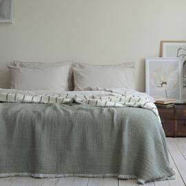 Покрывало La Modno муслиновое 230x250 MAGIC GREEN (200411), Цвет: зеленый, Размер: 230x250