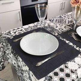 Салфетка 35х45 Black Milan Прованс (023609), Тип: салфетки, Цвет: графитовый, Форма скатерти: прямоугольная, Размер: 35x45