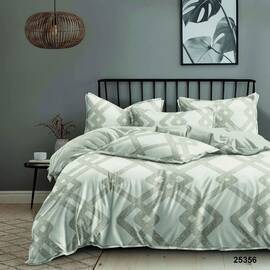 Постільна білизна 25356 ранфорс 200х220 Вілюта, Розмір: двоспальний євро 200х220, Основний колір: бежевий