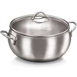 Каструля 26х12см 7,1л TOMBIK KORKMAZ (A1076), Тип: каструля, Об'єм: 7,1 л, Колір: срібний