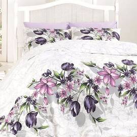 Постільна білизна First Choice ранфорс 200х220 riella lila