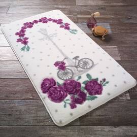 Коврик Confetti Bella 55x57 Vintage Bike Purple, Цвет: фиолетовый, Размер: 55x57