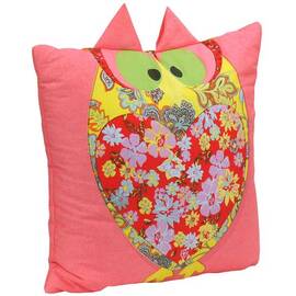 Подушка декоративна 40х40 Руно (311Owl), Колір: кораловий, Розмір: 40x40