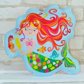 Подушка-игрушка «Русалочка» 33х35 Loskutini