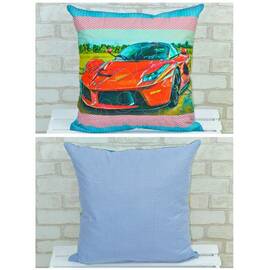 Подушка "Суперкарс" 50х50 Loskutini
