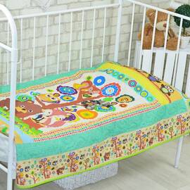 Эко покрывало-одеяло «Лесное дерево» 105х145 Loskutini