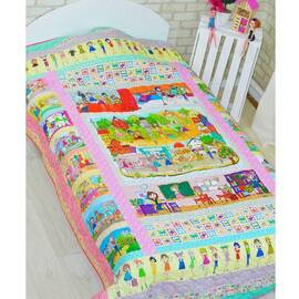 Эко покрывало-одеяло «Модницы» 155х225 Loskutini