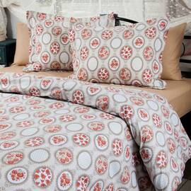 Постельное белье Lotus Premium Daisy семейное (2000008491259), Размер: семейный 2шт(145x210), Основной цвет: бежевый