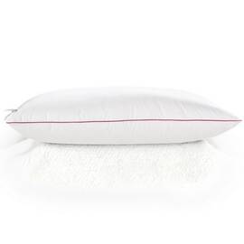 Подушка шовкова MirSon De luxe 0519 м'яка 70х70 см (2200000042415), Колір: білий, Розмір: 70x70