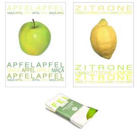 Набор кухонных полотенец Home Line 2шт.(40х60) ПРИНТ ЯБЛУКО+ЛИМОН (122987)