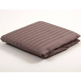 Простирадло Iris Home сатин-страйп 1x1 кава 240x260 (svt-2000022278928), Колір: коричневий, Тип: простирадла, Розмір: 240x260