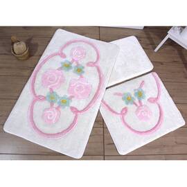 Коврик Chilai Home 60x100 JADORE ECRU, Цвет: розовый, Размер: 60x100