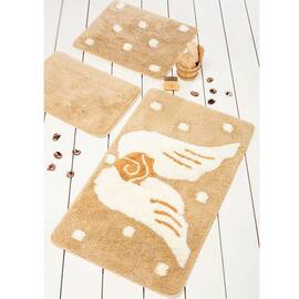 Коврик Chilai Home 60x100 MELEK TAS, Цвет: коричневый, Размер: 60x100