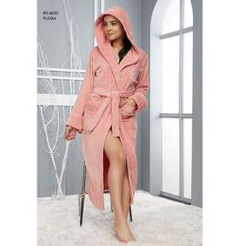 Халат NUSA женский ns 4035 k. pudra (пудра) (2xl), Цвет: розовый, Размер: 2XL