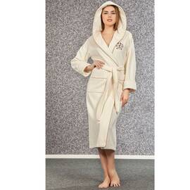 Халат NUSA женский ns 4035 krem (кремовый) (m), Цвет: кремовый, Размер: M