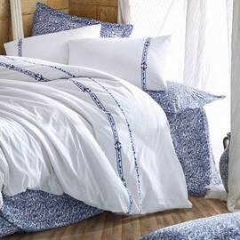 Постельное белье Cotton box Majestic 200х220 DELMOR LACIVERT