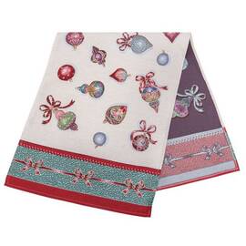 Наперон гобеленовий Ялинкові прикраси 45х140 LiMaSo (RUNNER336V-45)