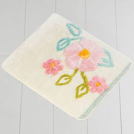 Коврик Chilai Home 50x60 BAHCE ECRU, Цвет: кремовый, Размер: 50x60