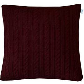 Наволочка 45х45 в'язана SOFT Коси Бордо (333) Прованс (011698), Колір: бордовий, Тип: наволочки, Розмір: 45x45