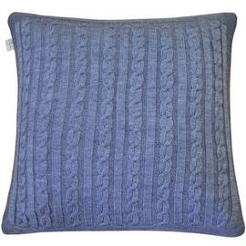 Наволочка 45х45 вязаная SOFT Косы Синій меланж (020) Прованс (011699), Цвет: синий, Тип: наволочки, Размер: 45x45